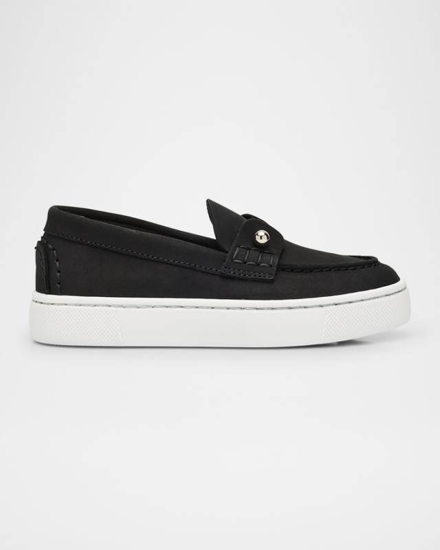 Boy's Chambelikid Nubuck Leather Boat Shoes, Toddler/Kids